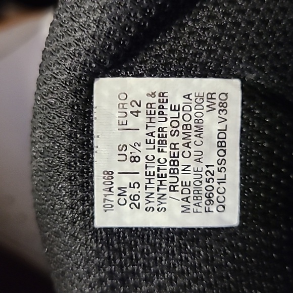 ASICS Gel-Renma Men's size 8.5 Indoor/Outdoor Shoe (White/Black) (1071A068.101) - Picture 9 of 10